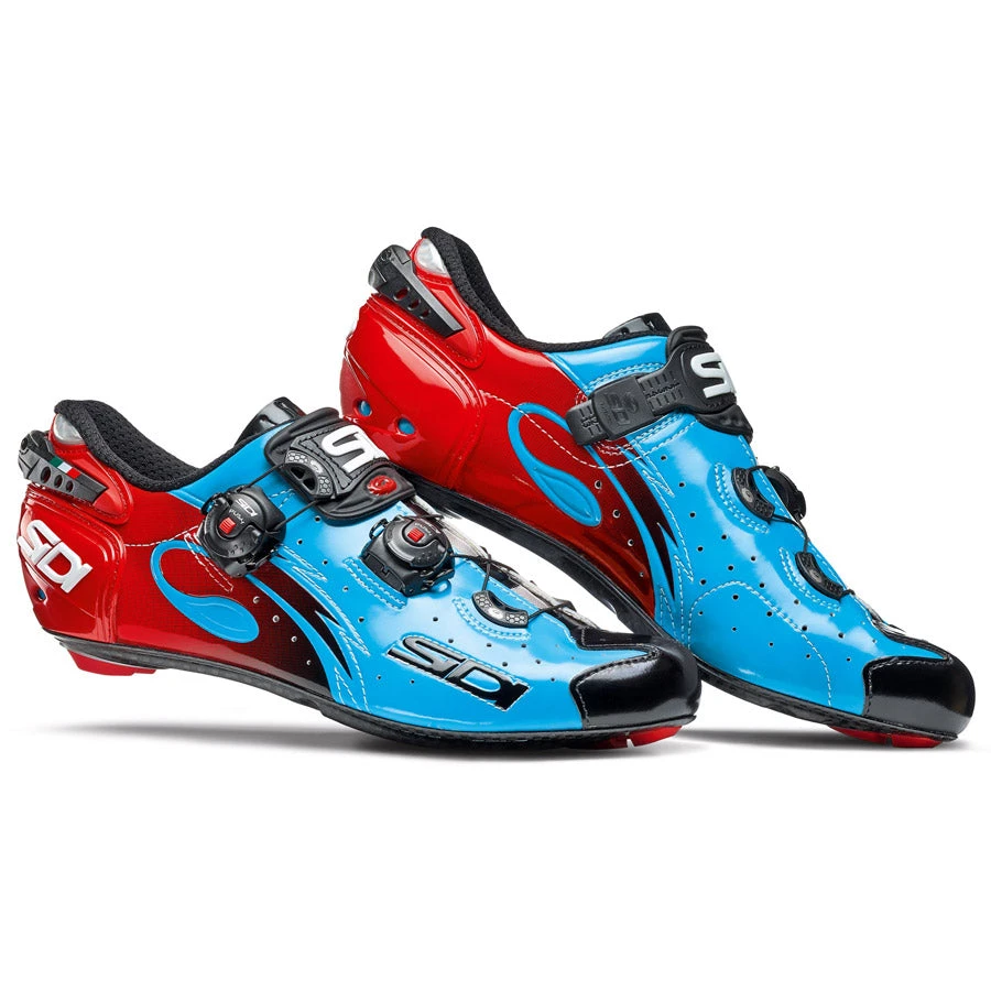 Scarpe Sidi Wire Carbon - Blu Rosso 3 Scarpe Sidi Wire Carbon - Blu Rosso